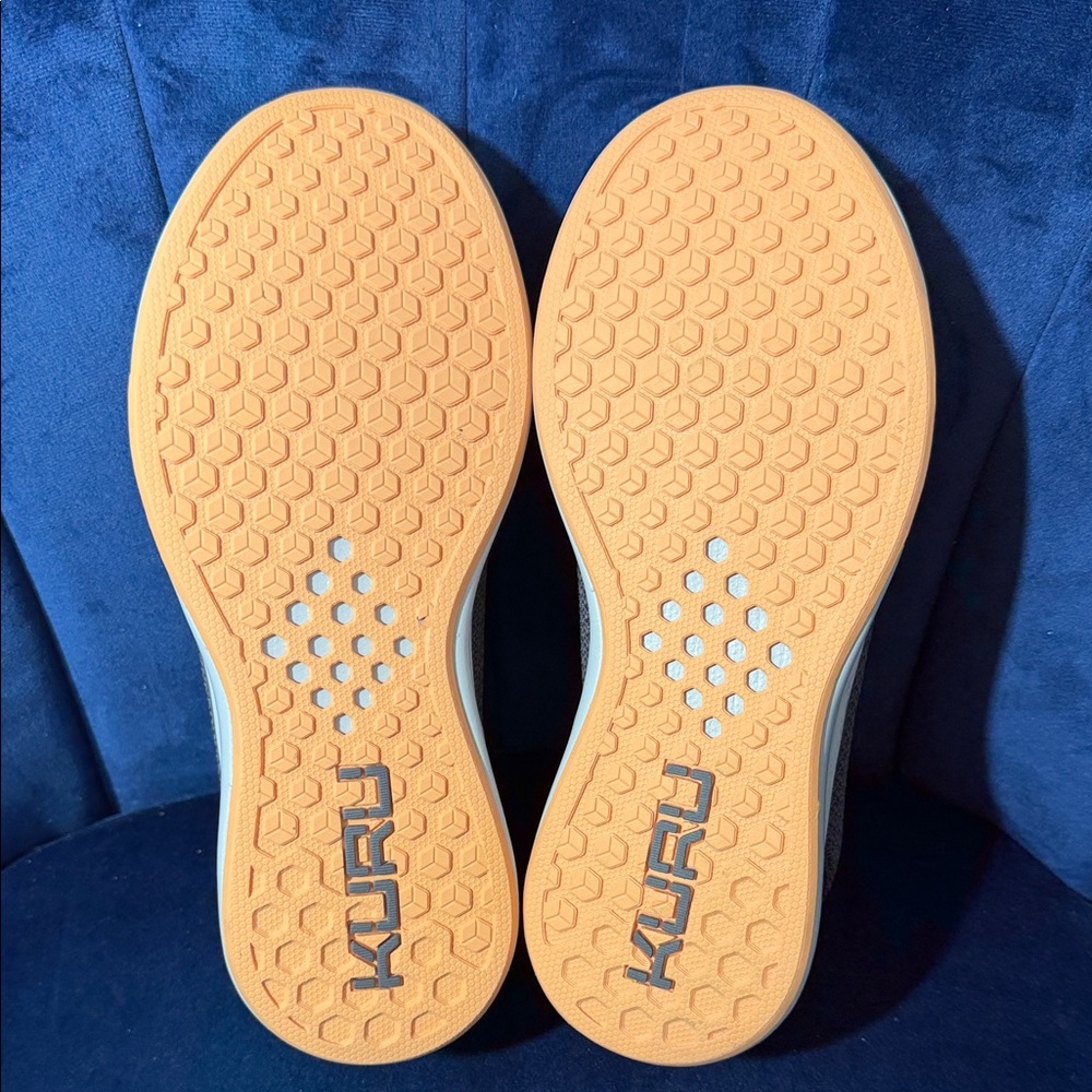 Kuru Women’s Atom Waterproof Sneaker Smoke Gray/Apricot Size 8 Slip On Amazing! - Picture 6 of 6